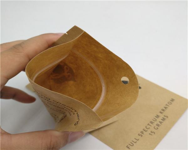 O espaço livre da parte anterior personalizou sacos de papel para o pó/doces/café