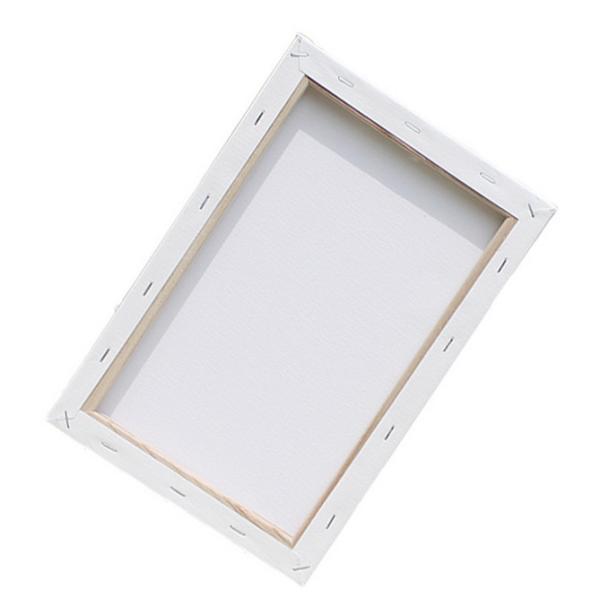 Round Shape Wood Framed Stretched Artist Painting Canvas For Oil And Acrylic Painting
