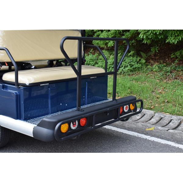 Mini Electric Golf Carts 14 Passengers Electric Sightseeing Car Blue Color