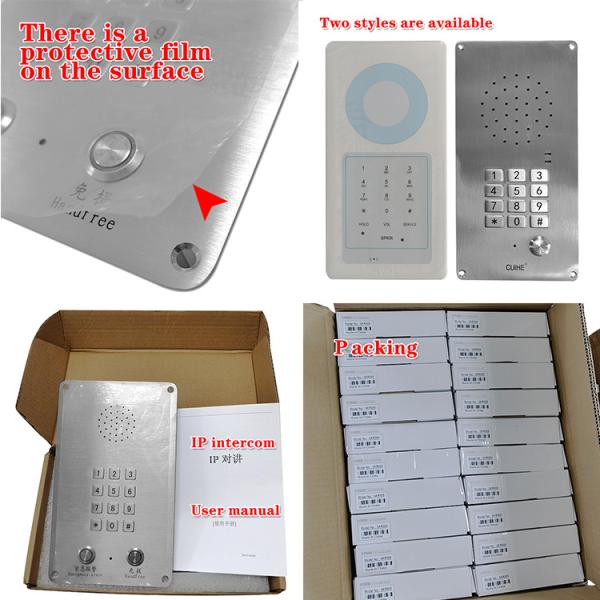 Потребляемые вещества чистой комнаты хэндс-фри телефонируют нержавеющую сталь 304