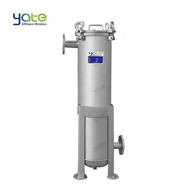 Food Grade Tequila Brandy Wine Beer Vodka Filtration System Single / Multi Bag Filter Housing With 10 Bar Pressure Capacity