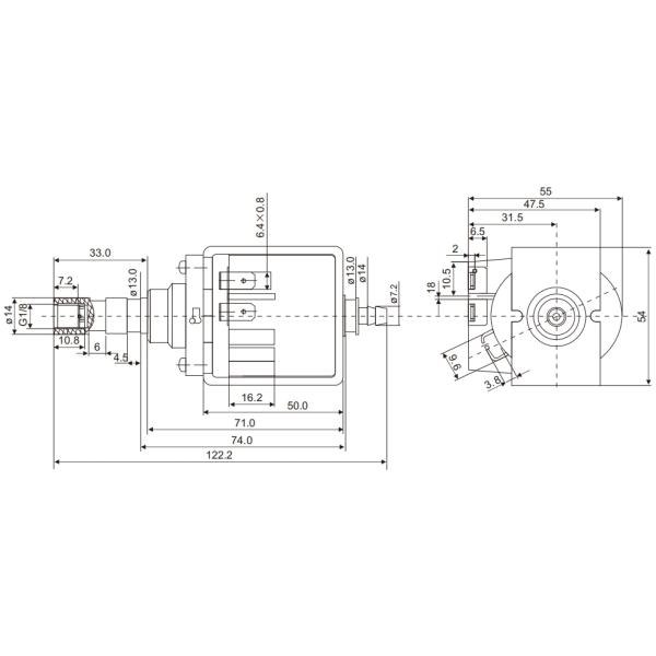 15 бар 650cc/min Соленоидный насос для кофемашины для эспрессо 24В 120В 230В