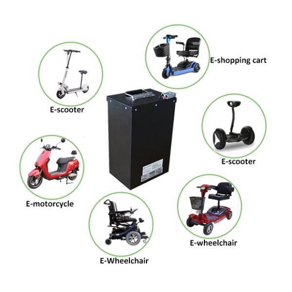 20S1P Li NMC 72V 40Ah E Scooter Battery Pack 3000Wh Low Internal Resistance