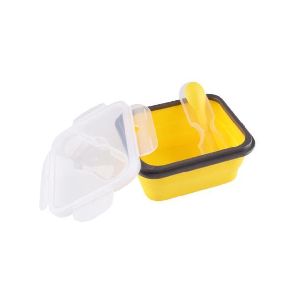 Свертываемая емкость для пищи Силиконовые бытовые изделия 600 мл 700 мл