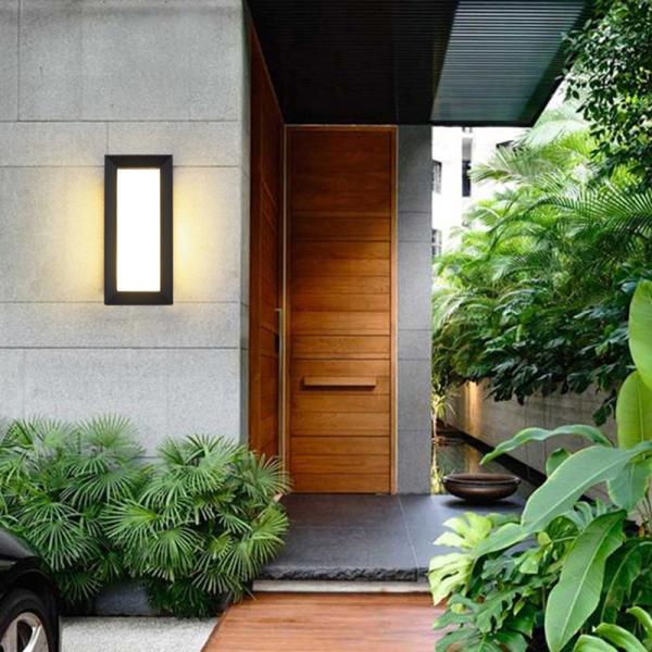 Super bright outside wall light waterproof garden light modern minimalist exterior wall light staircase balcony light
