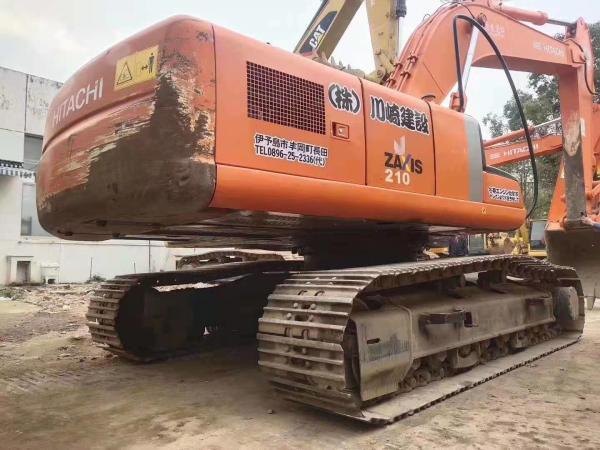 0.91m3 Bucket 21T ZX210-6 Used Hitachi Excavator Machine