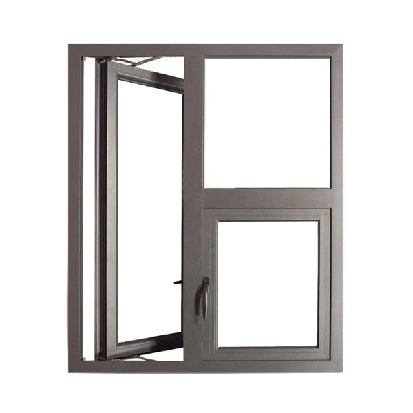 Cheap Security Solid Beveled Single Tempered Glass Outward Swinging Windows System Design Price For Sale