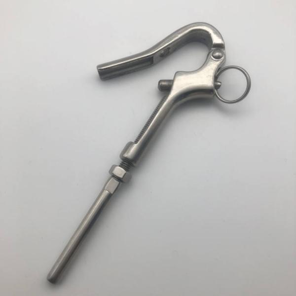 Полированная отделка из нержавеющей стали AISI316 с быстровыпускаемым крючком пеликана с конецком