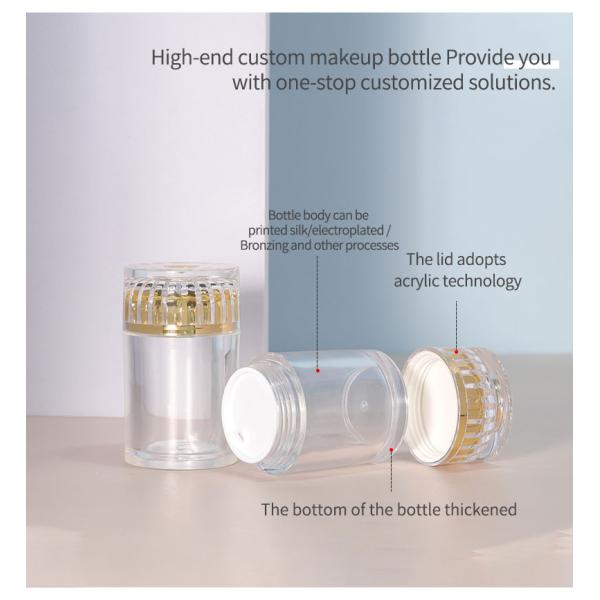 Botella de perfume cuadrada de vidrio de lujo 30ml 50ml 100ml con SPRAYER de bomba Tipo de sellado y manipulación de la superficie de la pantalla de impresión