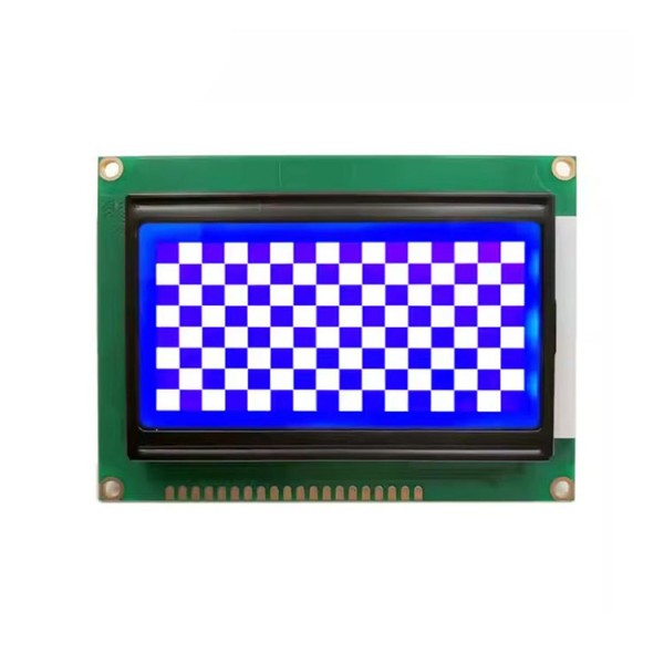 128*64 Lcd Display Blue Colour with White Backlight Graphic Lcd Display
