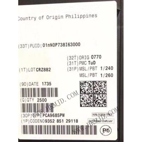 Integrated Circuit Chip PCA9685PW
 I2C Bus LED Display Drivers
