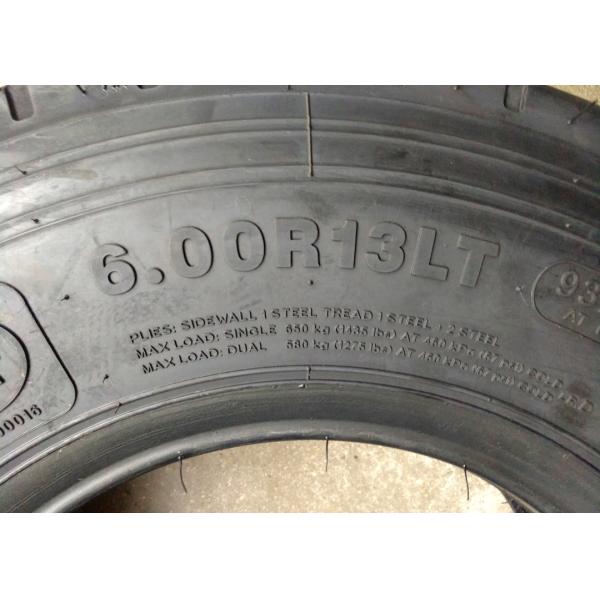 8PR Ply Rating Light Duty Truck Tires , Bias Ply Truck Tires 6.00R13LT 93/89K