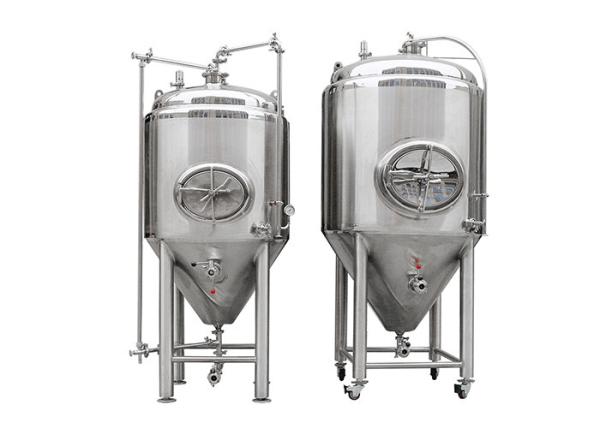 10HL Polished Stainless Steel 304 Cylindro Conical Fermenter With Side Manway