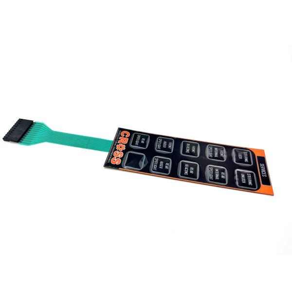 Key Pad Instrument Tactile Dome Switch With 2.54MM Pitch Female Connector