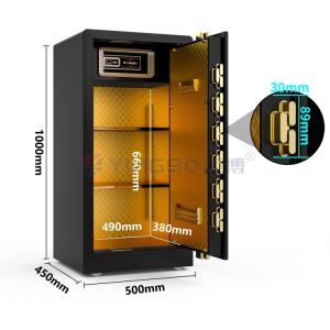 Solid Steel Dual Alarm Intelligent Home Safe Box 68kg Best Home Safe
