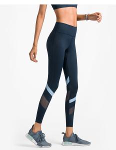 Fashion Mesh Splicing Collision Color Tight Fit Leggings