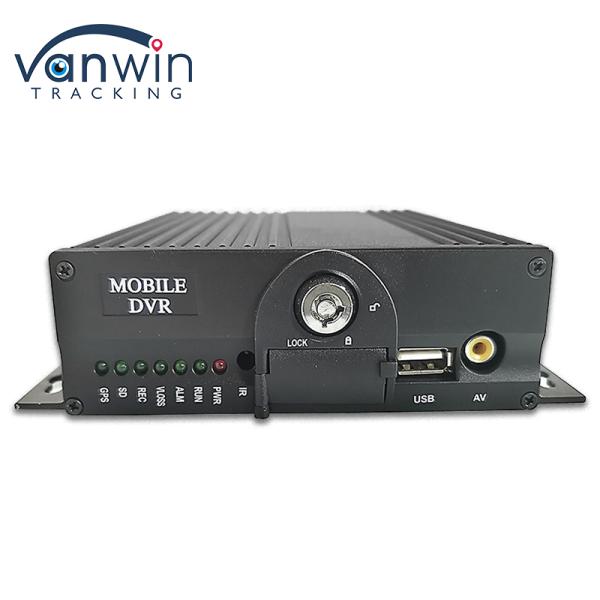 H.265 4CH Full HD Mobile DVR Live Stream Blackbox Recorder 4G Wifi GPS Vehicle CCTV