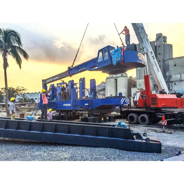 VY Series Hydraulic Static Pile Driver , powerful construction pile driver