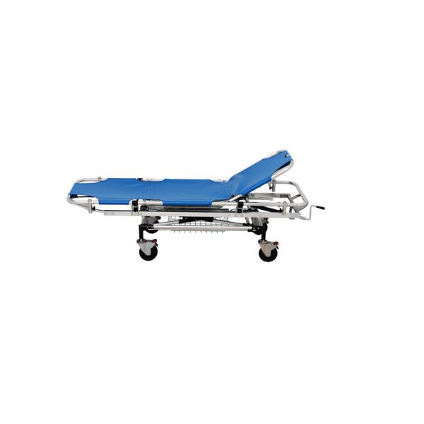 Aluminum Medical Patient Stretcher Trolley Customized Logo