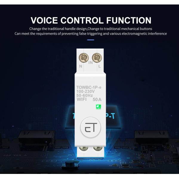 Din Rail WIFI Circuit Breaker Switch Remote Voice Control by Ewelink APP for Home mcb timer 110V 220V 380V