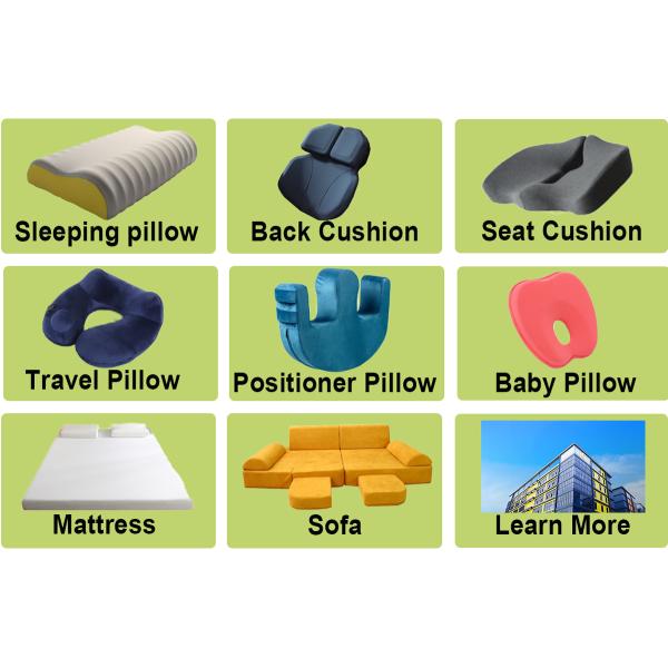 Velvet Wedge Pillow for Leg Elevation and Pain Relief Memory Foam Leg Support Pillow