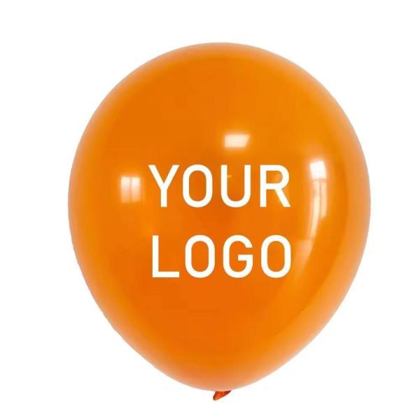 Personalized Custom Printed Logo Decorative Colorful Latex Balloons for Celebrations