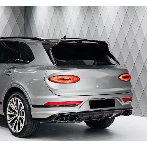 Customized Bentley Bentayga Body Kit Carbon Fiber Front Lip Side Skirt Diffuser Spoiler