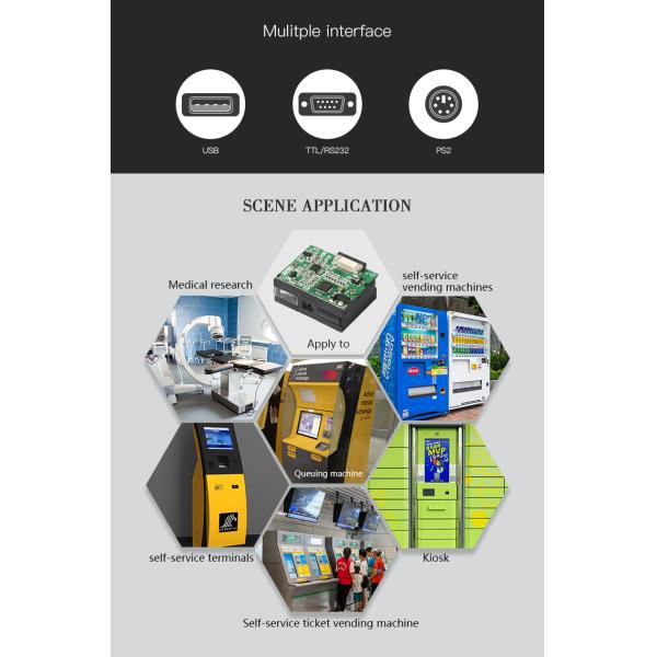 O módulo do varredor do Ccd de Android 5,1 PDA, módulo portátil do leitor do código de barras encaixou o motor da varredura