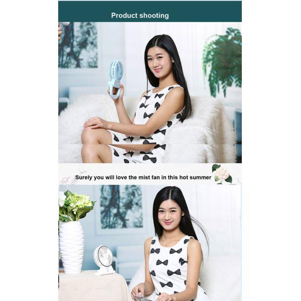 Mist Cooling air Fan China factory hot selling rechargeable outdoor portable desktop water mist fan