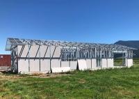 Casa de madera prefabricada con marco de acero ligero estándar de Nueva Zelanda Oficina de bungalows de playa