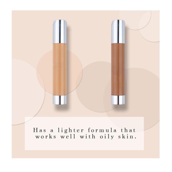 Cosméticos de maquillaje de lujo de marca privada a prueba de agua mineral Fundación vegana Fundación de belleza