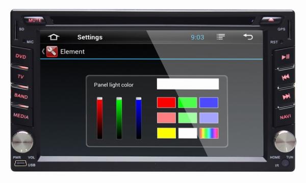 Ouchuangbo Auto Radio Player for Universal Car DVD Android 4.2 Sat Navigation Stereo System OCB-2812B
