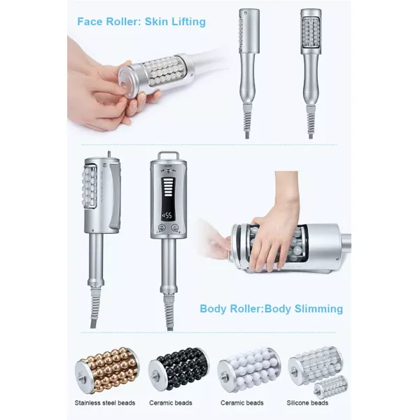 Non Invasive 9D Inner Roller Machine Lymphatic Drainage Electric Vibrator