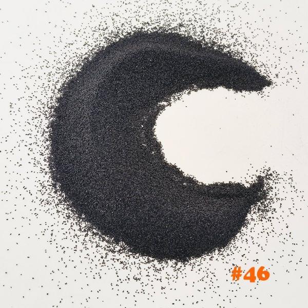 46 Sandblasting Wheel Black Fused Alumina 9.0 Mohs Aluminum Oxide Sandblasting