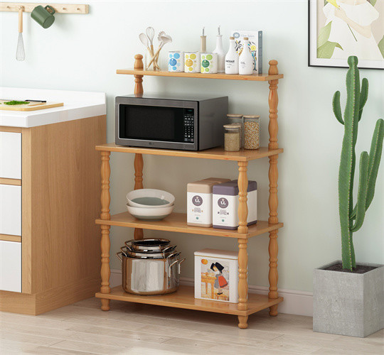 4 tier Multifunctional Microwave Oven Rack Kitchen Appliance Storage Rack