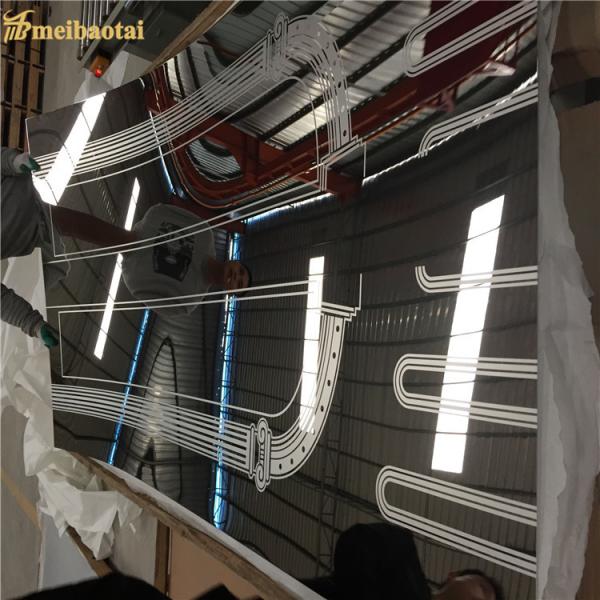Etched Elevator Stainless Steel Sheet 1.0mm-3.0mm Thickness Slit Edge