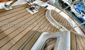190 mm/50 mm de ancho piso de yate PVC duradero y elegante Teak Decking para un aspecto elegante