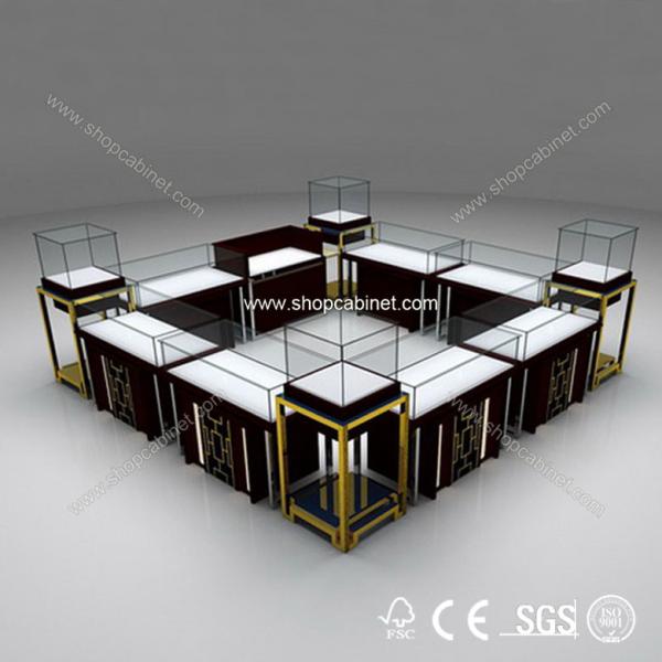 showcase customized custom made jewelry showcase mall jewelry kiosk for sale