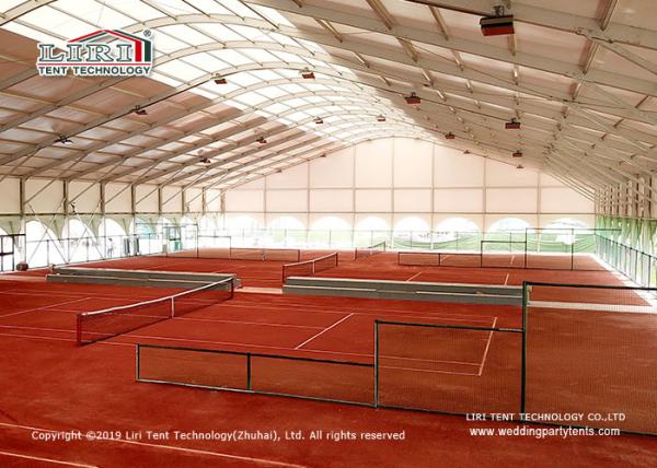 6000mm Aluminum Frame Tent Temporary Structure For Tennis Courts Cover