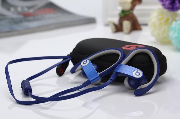 Beats by Dr. Dre Powerbeats 2 Ear-Hook Wired Headset Headphones - Blue made in china grgrheadset.com
