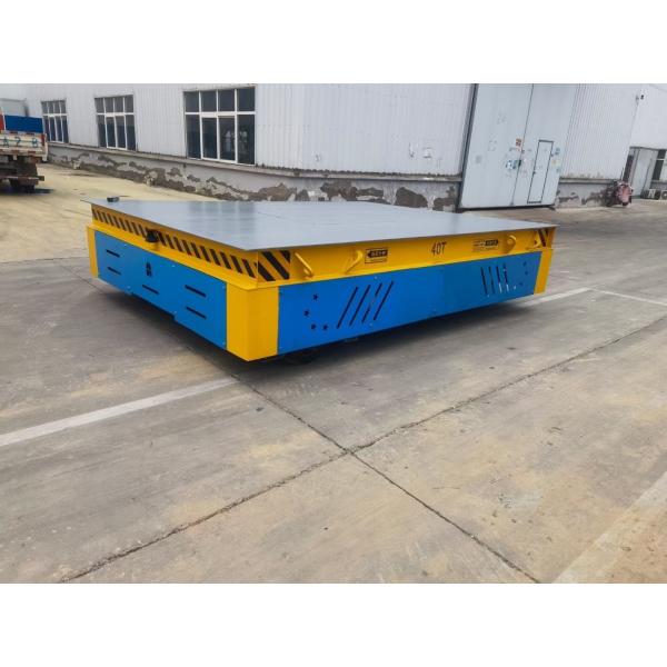Custom Electric Trackless Transfer Cart Maneuverable Rubber Wheel Transfer Cart For Manufacturing Plant Material Transfer