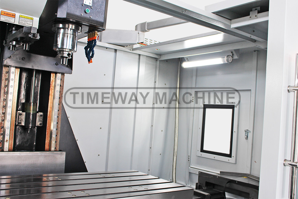 CNC Vertical Machining Center with 24 Tool Magazine Capacity and 3 Axis Milling Machine