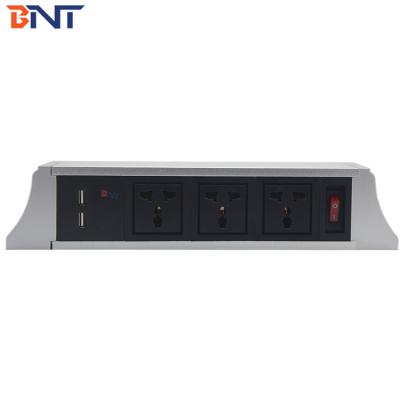 Tomada de poder Desktop durável, tomadas elétricas da tabela da sala de conferências