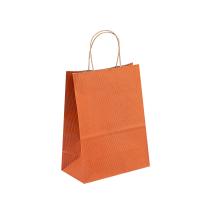 Saco de papel feito sob encomenda de Brown Kraft do mantimento do saco de Logo Printed Restaurant Food Takeaway com punho