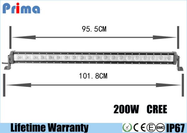 Lifetime Warranty  40inch 200W Led Dozer Light Bar Slim OEM ODM Free