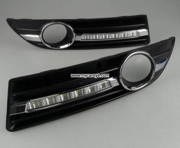 Volkswagen VW Polo DRL LED Daytime driving Lights Car front daylight