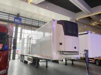 3axle Refrigerated Truck Trailer Cryogenic Semi Trailer Freezer Trailer