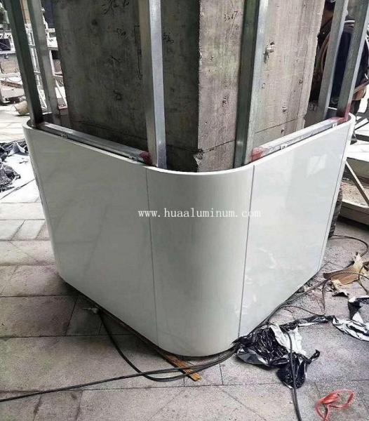 Anti Static Solid Aluminum Sheet , 10ft Aluminum Exterior Wall Panels