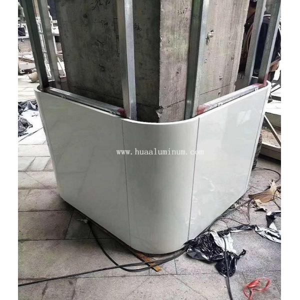 Anti Static Solid Aluminum Sheet , 10ft Aluminum Exterior Wall Panels