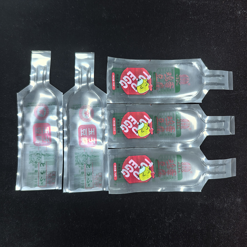 Egg Silken Tofu Tube Dual Use Pouch 85g-145g Transparent PE Premade Tube